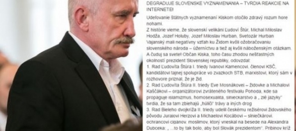 Polícia vyšetruje nenávistný status Kotlebovho poslanca