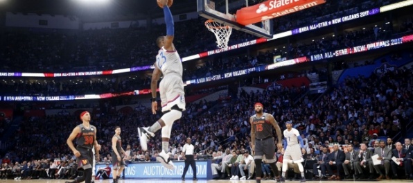Video: Západ ovládol Zápas hviezd NBA, Davis utvoril rekord