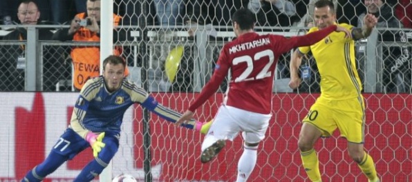 Video: Manchester United v Európskej lige remizoval, Gregušova Kodaň zvíťazila