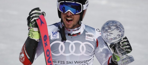 Hirscher ovládol finálový obrovský slalom v Aspene, má 45 triumfov vo Svetovom pohári