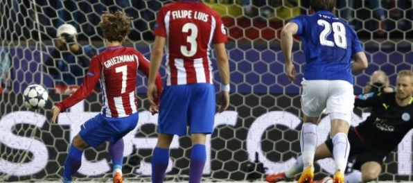 Leicester nevystrelil ani raz na bránu, Atlético dotiahol ku víťazstvu všadeprítomný Griezmann