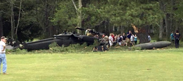 Americký vojenský vrtuľník sa zrútil počas bežného cvičného letu