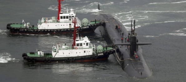 K juhokórejským brehom dorazila americká atómová ponorka USS Michigan