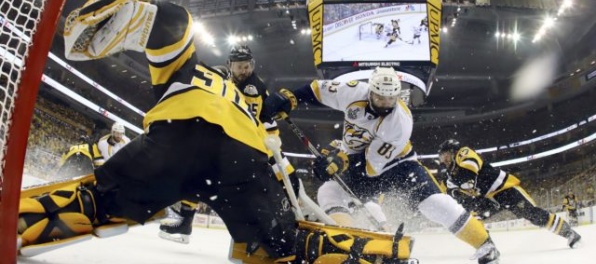 Foto: “Predátori” v prvom finále NHL vyrovnali z 0:3 na 3:3, ale v Pittsburghu prehrali