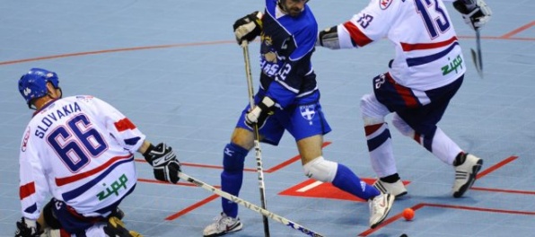 Slovenskí hokejbalisti na majstrovstvách sveta zdolali aj Grékov
