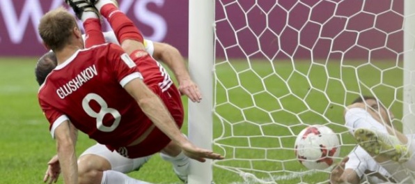 Video: Domáci Rusi na Pohári konfederácií pokrstili nový štadión výhrou s Novým Zélandom