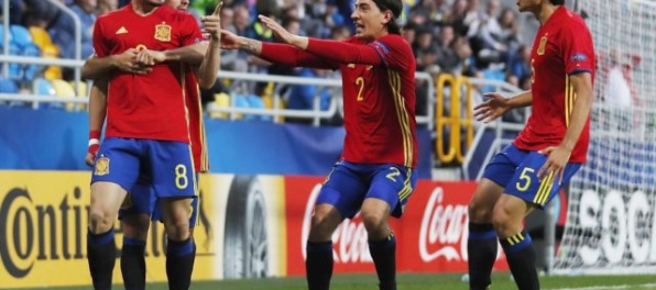 V B-skupine majstrovstiev Európy Španielsko deklasovalo Macedónsko, Asensio vystrieľal hetrik