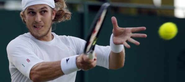 Lukáš Lacko v úvodnom kole na turnaji v Halle neuhral ani set