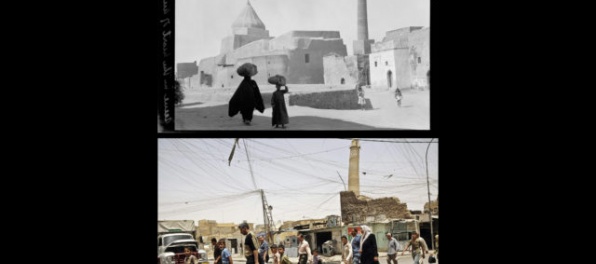 Islamský štát zničil mešitu al-Núrí a jej ikonický šikmý minaret al-Chadba