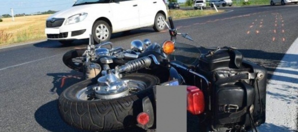 Foto: Pri dopravných nehodách sa zranili dvaja motorkári, polícia alkohol nezistila