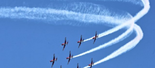 Foto: Obloha nad Sliačom bude patriť letcom, chýbať nebudú ani piloti vzdušných síl (aktualizované)