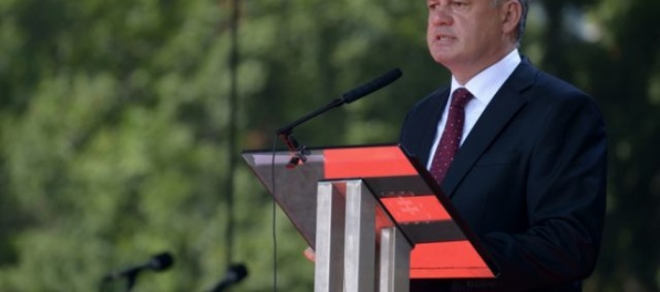 Foto: Kiska na oslavách SNP vyzval, aby sme vyhnali fašistov z verejného života