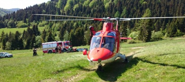Pilčíka v obci Lubina zasiahol strom, ratovali ho leteckí záchranári