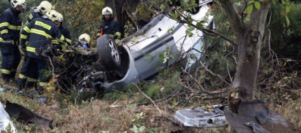 Foto: Vodič Seatu zrejme dostal mikrospánok a narazil do stromu, nehodu neprežil