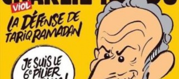 Foto: Týždenník Charlie Hebdo čelí smrteľným vyhrážkam pre karikatúru Tariqa Ramadana