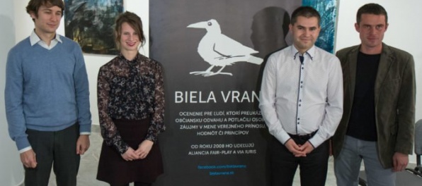 Ocenenie Biela vrana získali aj Zuzana Hlávková a Pavol Szalai