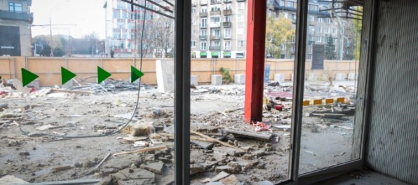 Foto: Demolácia AS Mlynské Nivy v Bratislave