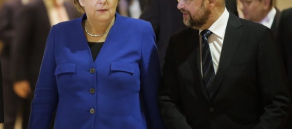 Merkelová so Schulzom sa dohodli na utečenoch, ženských právach aj obnoviteľnej energii