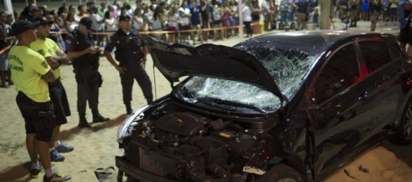 Video: Na Copacabane vrazilo auto do ľudí, pri incidente zahynulo bábätko (aktualizované)