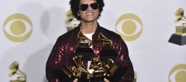 Foto: Udeľovanie cien Grammy ovládol Bruno Mars, piesňou roka je That’s What I Like