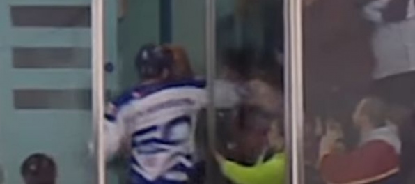 Video: Americký hokejista napadol fanúšika, z klubu ho vyhodili