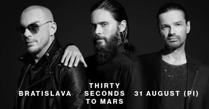 Thirty Seconds to Mars v Bratislave aj s novým albumom