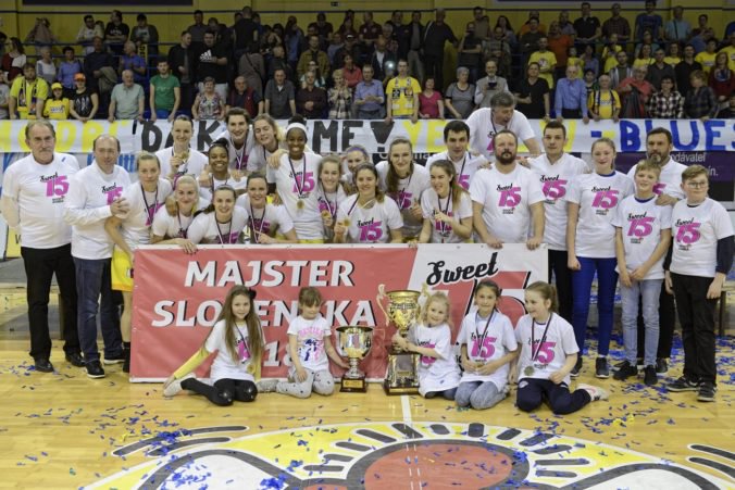 Basketbalistky Good Angels Košice si z extraligy žien odniesli pätnásty a posledný titul