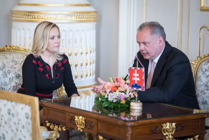 Kiska vymenuje Sakovú za ministerku vnútra, s prezidentom rokovali aj o IT kauzách