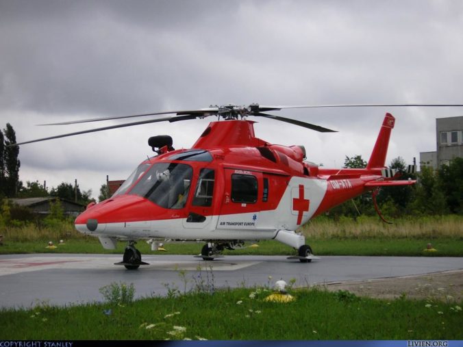 Pri pracovnom úraze v Trnavskom okrese zasahoval záchranársky vrtuľník
