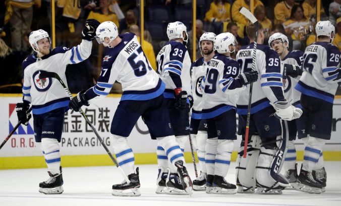 Video: Winnipeg začal 2. kolo play-off NHL víťazstvom v Nashville, Daňo v drese Jets opäť nenastúpil