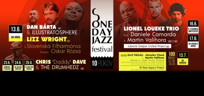 One Day Jazz Festival oslavuje jubilejný 10. ročník