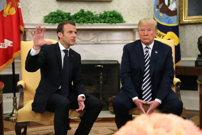 Európska únia žiada trvalú výnimku z amerických ciel, vyhlásil francúzsky prezident Macron