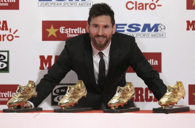 Lionel Messi po piaty raz získal Zlatú kopačku, je nový osamotený rekordér