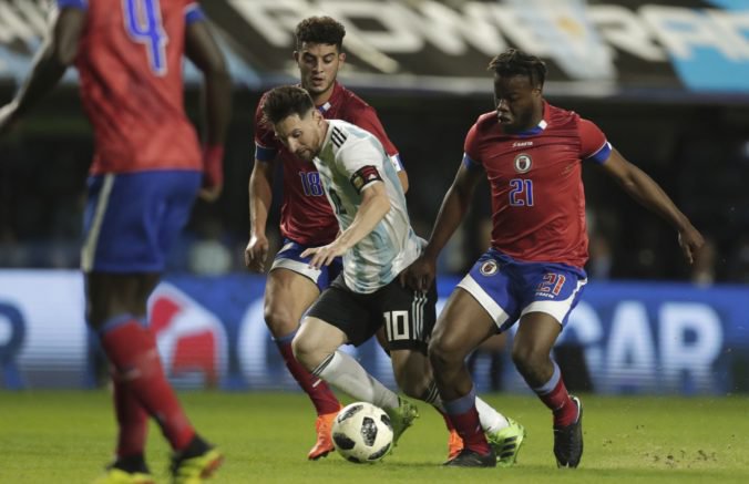 Argentínčania porazili Haiti v príprave pred MS v Rusku, kapitán Messi si výdatne zastrieľal