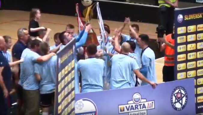 Futsalový majstrovský titul obhájil ŠK Slovan Bratislava futsal, pripísal si dvanásty triumf