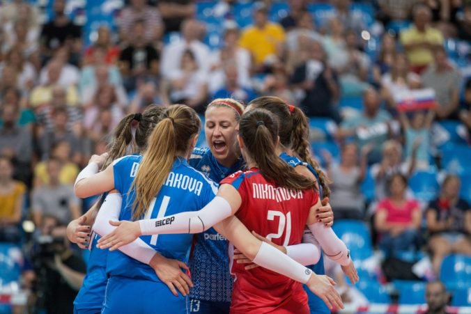 Slovenské volejbalistky sa v Zlatej európskej lige dočkali výhry, zaručí im miesto medzi elitou