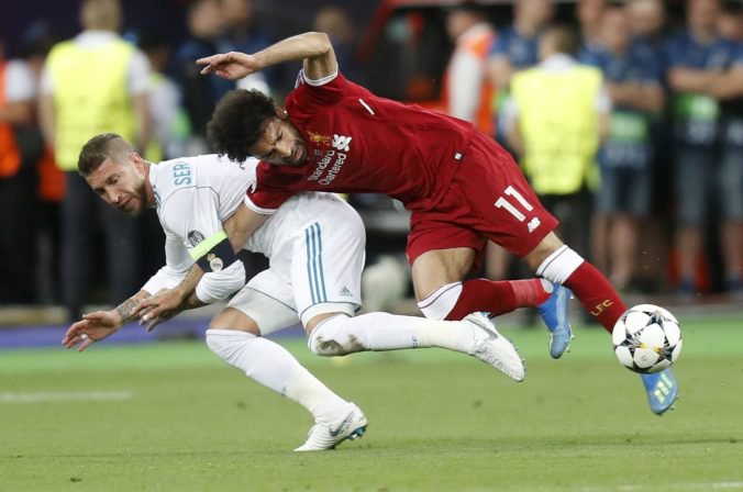 Salah vracia úder Ramosovi za vyjadrenia po finále Ligy majstrov
