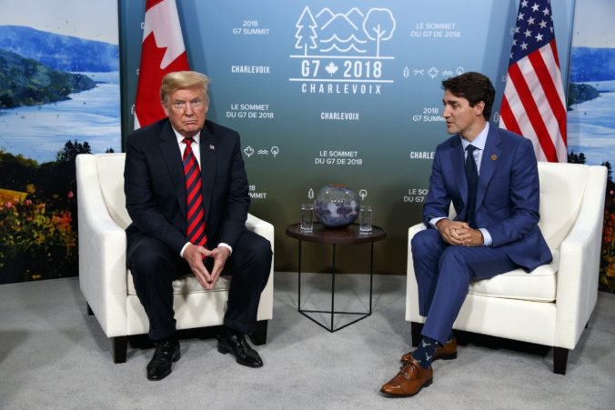 Trump po summite G7 kritizoval premiéra Trudeaua za falošné vyhlásenia k clám na oceľ