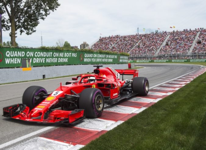 Sebastian Vettel ovládol veľkú cenu Kanady, celé preteky pred seba nikoho nepustil
