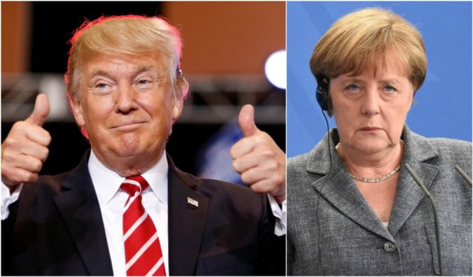 Merkelová chce zabrániť konfliktu medzi Európskou úniou a USA pre clá, varuje pred reálnou vojnou