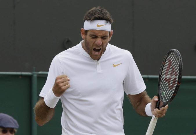 Del Potro zvládol dohrávku, cez Simona sa dostal do štvrťfinále Wimbledonu