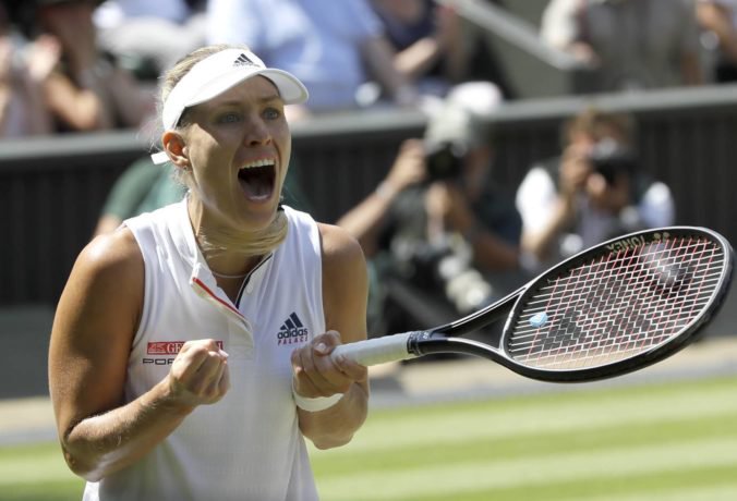 Kerberová postúpila do finále Wimbledonu, Ostapenkovej dovolila iba päť gemov