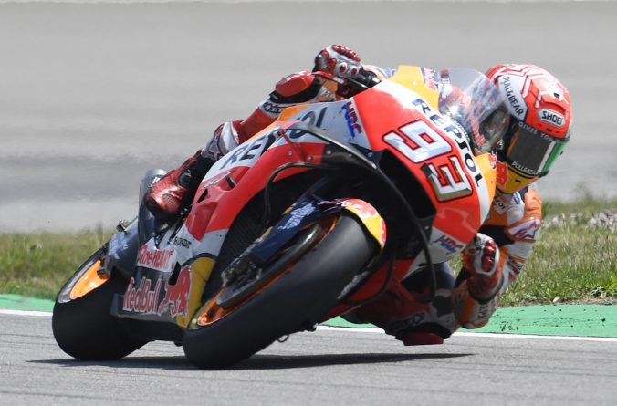 Španiel Marc Márquez sa stal víťazom triedy MotoGP na Veľkej cene Nemecka