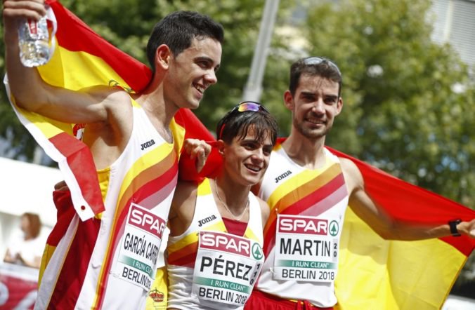 Španieli ovládli chôdzu na 20 kilometrov, Úradník na európskom šampionáte skončil na 22. mieste