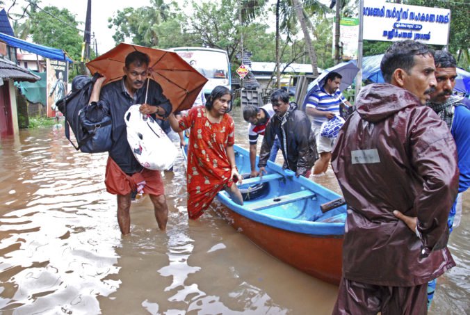 Monzúnové dažde si v indickom štáte Kérala vyžiadali desiatky obetí
