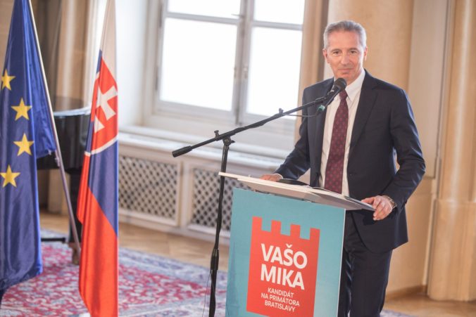 Mika predstavil svoj volebný program, v Bratislave chce postaviť aj nový Park kultúry a oddychu