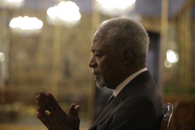 Bývalý šéf Organizácie Spojených národov Kofi Annan umrel, dlhé roky bol aj vyslancom pre Sýriu