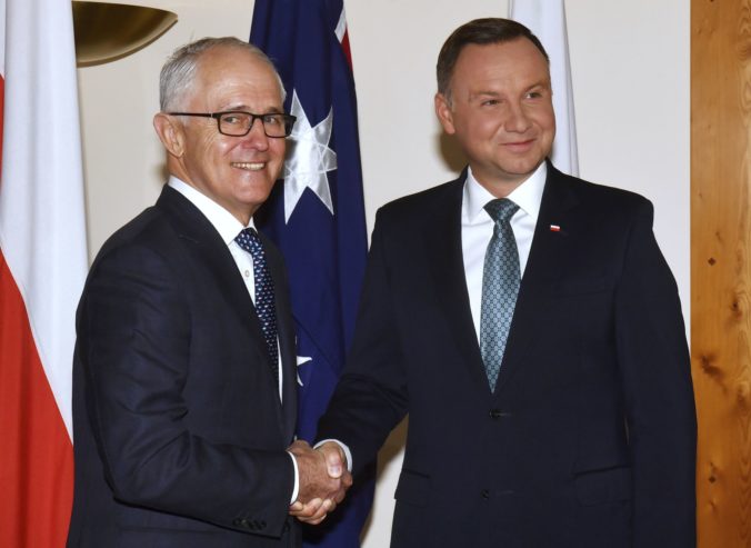 Poľský prezident navštívil Austráliu, s premiérom Turnbullom prerokovali aj voľný obchod s EÚ