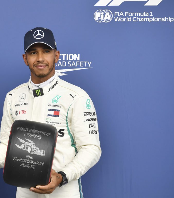 Lewis Hamilton sa stal víťazom kvalifikácie na Veľkej cene Belgicka