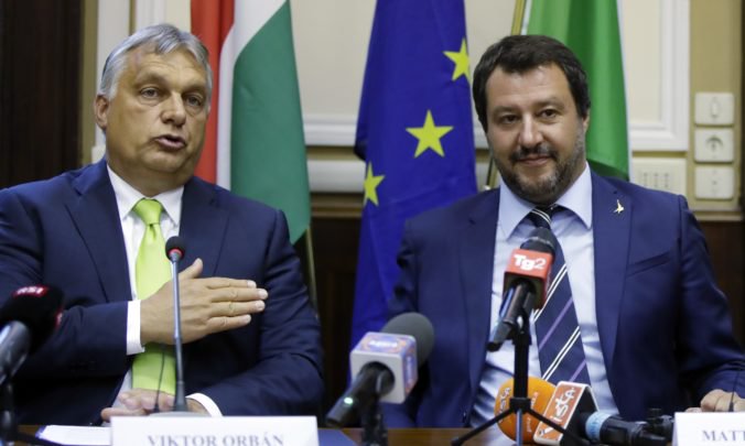 Viktor Orbán sa stretol s Matteom Salvinim, chcú vytvoriť celoeurópsku alianciu